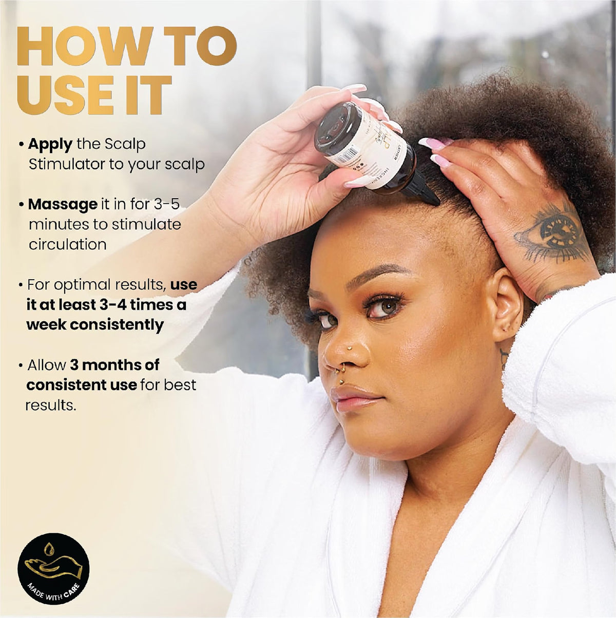 Scalp Stimulator Hair Growth Oil
